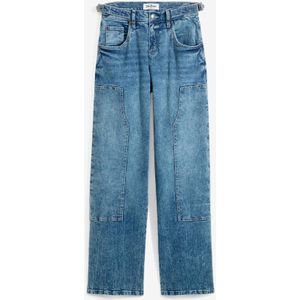 Wide leg jeans, mid waist