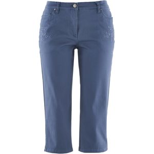 Cropped slim fit jeans, mid waist