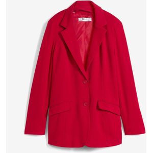 Lange blazer van katoen-jersey
