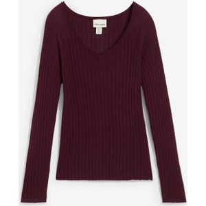 Fijn gebreide trui van merinowol