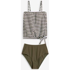 Oversized tankini met afneembare bandjes (2-dlg. set)