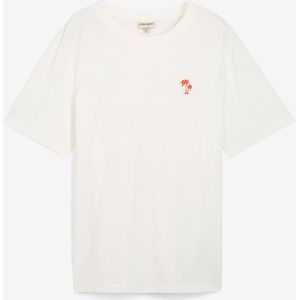 T-shirt met print achter, loose fit