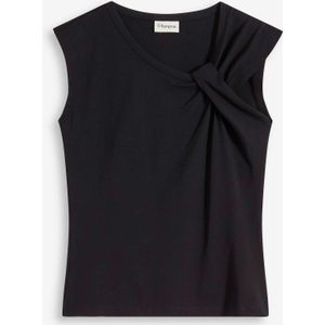 Shirt van een elastische katoenmix met een twist