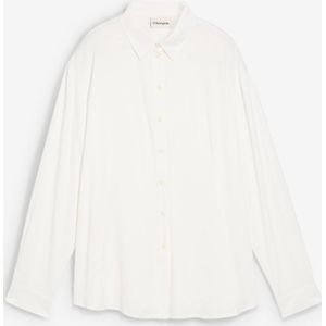 Overhemdblouse van zachte viscose