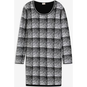 Gebreide jurk met jacquard patroon