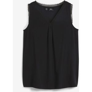 Viscose top met kant