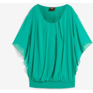 Chiffon blouse met ondershirt