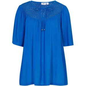 Lange Tuniek - Crinkle - Halflange Mouw