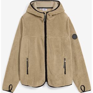 Teddy fleece vest met capuchon