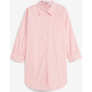 Oversized blouse van katoen met 3/4 mouwen