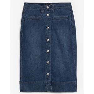 Spijkerrok met sierknopen