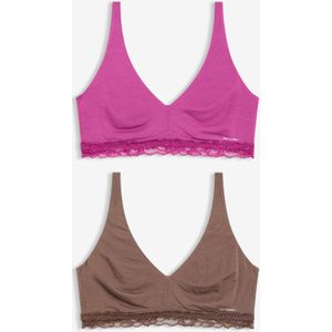 Feel Comfort bralette van zachte modal (set van 2)