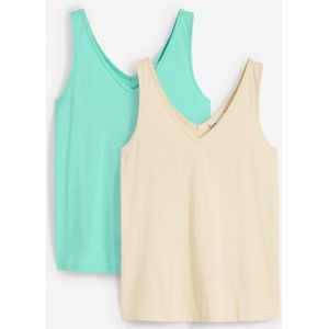 Tanktop van puur katoen (set van 2)