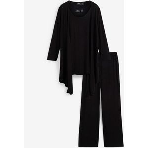 Loungewear huispak met viscose (3-dlg. set)