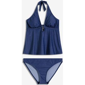 Tankini (2-dlg. set) in jeanslook