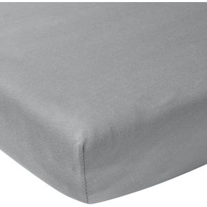 Meyco Home Uni hoeslaken eenpersoonsbed - grey - 90x200cm