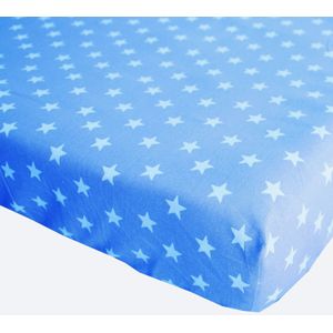 Bink Bedding Stars Hoeslaken Blue 40 x 80 cm