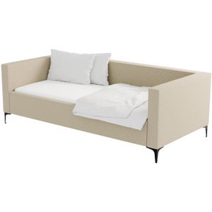 Kidsmill Square+ Bedbank - Ribcord - 90 x 200 cm - Ivory