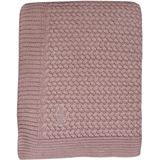 Mies & Co Gebreide Ledikantdeken Pale Pink 110 x 140 cm