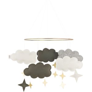 Fantasy Clouds Forest Green | Baby Bello