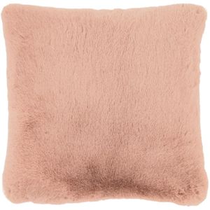 Overseas Rino Fur Kussen - 45 x 45 cm - Rose Dust