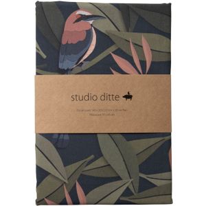 Studio Ditte Dekbedovertrek - Vogel - 140 x 220 cm - Blauw