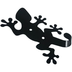 Roommate Muurhaak Lizard Zwart Staal 15 X 17,5 Cm 2 Stuks
