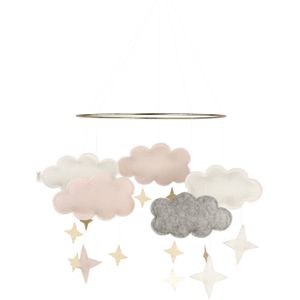 Fantasy Clouds Pale Pink | Baby Bello