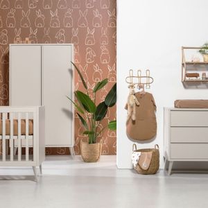 Europe Baby Sterre Babykamer Oatmeal / Oatmeal | Bed 60 x 120 cm + Commode