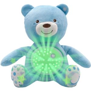 Chicco First Dreams Knuffel Beer Projector - Blauw