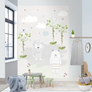 Behangexppresse Behang - Kay and Liv Bears And Lions - INK7011