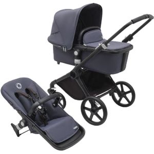 Bugaboo Fox Cub Kinderwagen 2-in-1 - Black / Blue Stormy