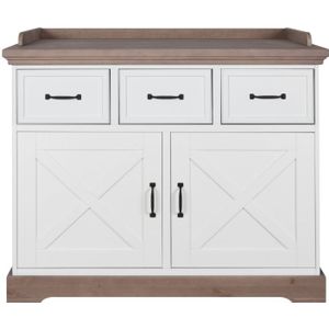 Kidsmill Savigno Commode Grijs Met Kruis