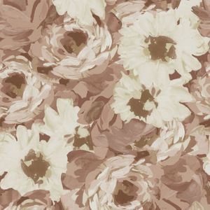 Estahome Vintage Bloemen Fotobehang  - 1,5 x 2,79 m - Oudroze