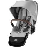 Cybex Gazelle S Seat Unit - Silver Frame - Lava Grey