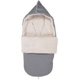 Koeka Oslo Wafel / Teddy Buggy Voetenzak Grey / Pebble