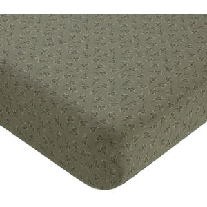 Mies & Co Daisies Hoeslaken - 40 x 80 cm - Teagreen