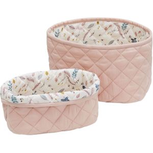 Camcam opbergmanden Blossom Pink set van twee