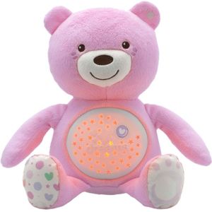 Chicco First Dreams Knuffel Beer Projector - Roze