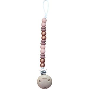 Chewies & More Sparkle Siliconen Speenclip Rose Gold