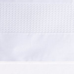 BINK Bedding Ledikantlaken Wafel (Pique) wit 100 x 150 cm