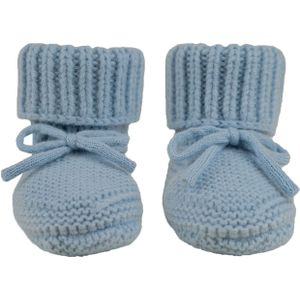 Lodger - Merino wol slofjes - Blauw - 6-12 maanden - Blijven altijd vastzitten