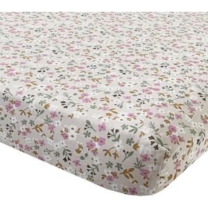 BINK Bedding Hoeslaken Fleur Naturel Juniorbed 70 x 150 cm