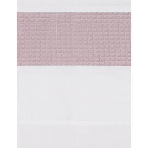 Bink Bedding Pique Ledikantlaken Oudroze 100 x 150 cm