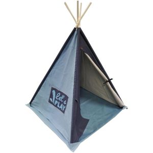 Overseas Tipi Tent Canvas Basic Soft Blue / Navy