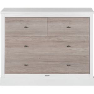 Kidsmill Newport Commode Wit / Eiken - RVS T-Knop