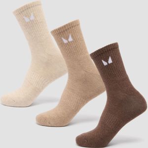 MP Unisex Crew Socks (3 Pack) - Neutral - UK 2-5