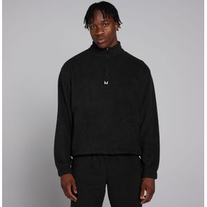 MP fleecevest met kwartrits voor heren - Zwart - XXXL