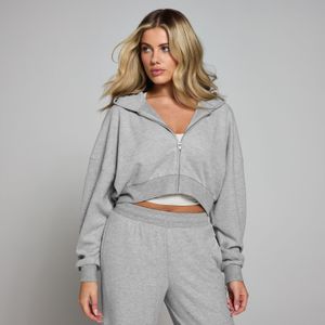 MP zachte hoodie met doorritssluiting voor dames - Gemêleerd grijs - XS