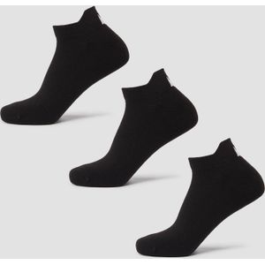 MP unisex trainingssokken (verpakking met drie stuks) - Zwart - UK 2-5